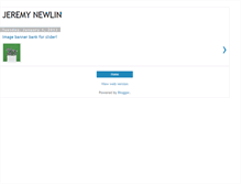 Tablet Screenshot of jeremynewlin.info